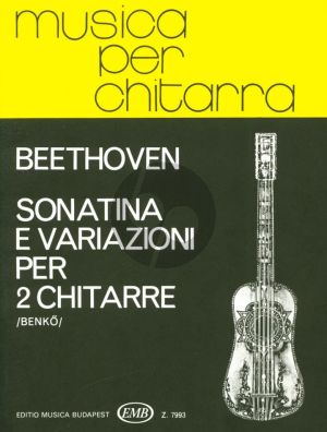 Beethoven Sonatina e Variazioni for 2 Guitars