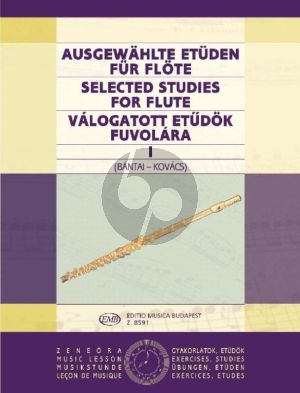 Selected Studies Vol. 1 for Flute (edited by Vilmos Bántai andGábor Kovács)