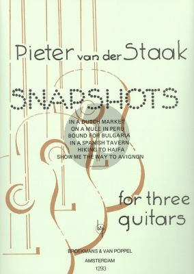 Staak Snapshots (6 Easy Trio's) 3 Guitars