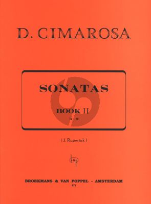 Cimarosa Sonatas Vol.2 No.12 - 18 Piano Solo (Edited by J. Ruperink)