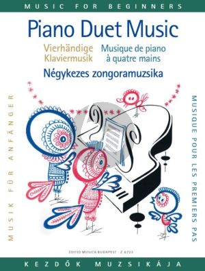 Piano Duet Music for Beginners (edited by Károly Váczi)