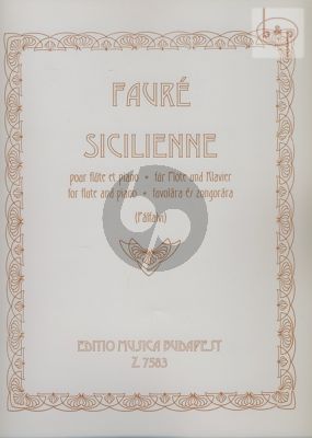 Sicilienne Fluit - Piano