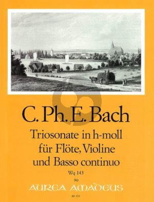 Bach Triosonate h-moll Wq 143 Flöte-Violine-Bc. (Manfred Zimmermann)