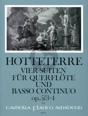4 Suiten Op.5 Vol.2 (No.3 - 4) Flöte -Bc