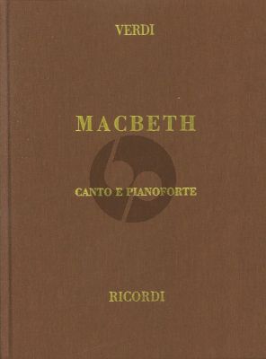 Verdi Macbeth Vocal Score (it.) (Hardcover)