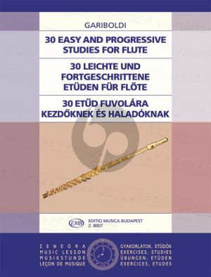 Gariboldi 30 Easy and Progressive Studies for Flute