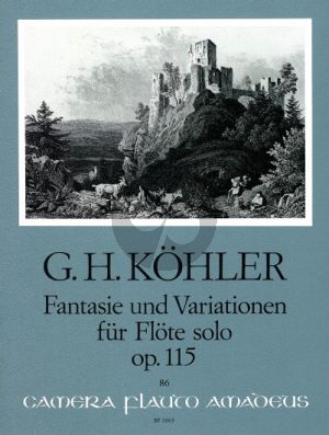 Kohler Fantasie und Variationen Op. 115 Flöte solo (Wolfgang Riedel)
