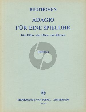 Beethoven Adagio for a Spieluhr Flote und Klavier (WoO 33 / 1)