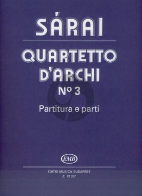 Sarai String Quartet No. 3 (Score/Parts)