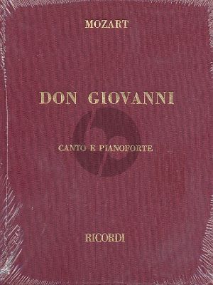 Mozart Don Giovanni Vocal Score (Hardcover)
