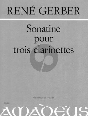 Gerber Sonatine 3 Clarinettes (A) (Part./Parties) (1945)