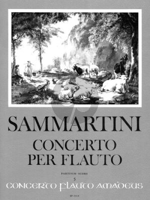 Sammartini Konzert F-dur Sopranblockflöte-Streicher-Bc (Partitur) (Winfried Michel und Jürgen Janotta)