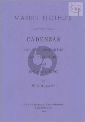 Cadenzas to Mozart's Pianoconcertos KV467 C-major and KV503 C-major