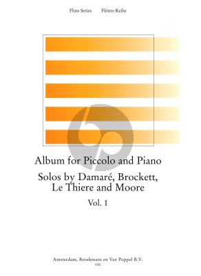 Album for Piccolo-Piano Vol.1 (Damare, Brockett, Le Thiere and Moore) (edited by Trevor Wye) (Grade 5-6)