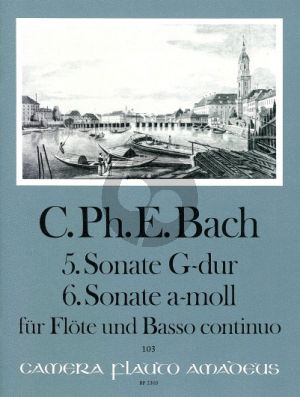 Sonate No.5 G-dur (WQ 127) - Sonate No.6 a-moll Flöte-Bc