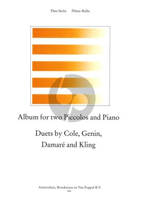 Album for 2 Piccolos-Piano (Cole-Genin-Damare and Kling) (edited by Trevor Wye) (Grade 4)