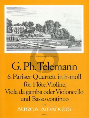 Telemann Pariser Quartett Nr.6 h-moll TWV 43:h1 (Zimmermann)