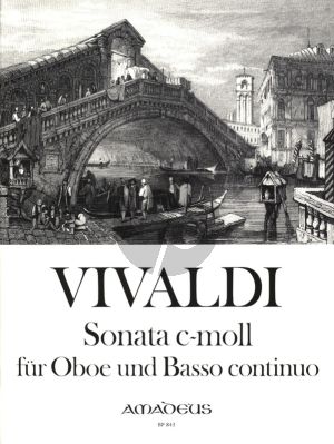 Vivaldi Sonata c-moll RV 53 (F.XV n.2) Oboe und Bc (Continuo Aussetzung Kurt Meier) (mit Facsimile)