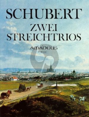 Schubert 2 Streichtrios fur Violine, Viola und Violoncello Stimmen (Herausgeber Yvonne Morgan) (Amadeus)