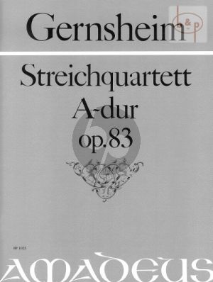 Quartett No.5 A-dur Op.83