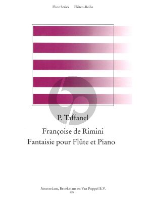 Taffanel Francoise de Rimini (Fantaisie de Opera A.Thomas) Flute-Piano (edited by William Bennett)