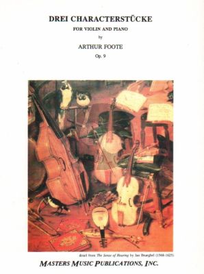 Foote 3 Characterstucke Op. 9 Violin and Piano