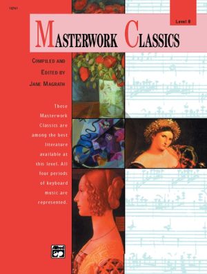 Album Masterwork Classics Level 8 for Piano Book with Cd