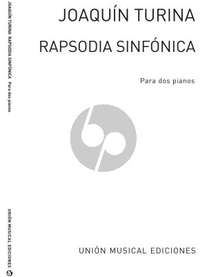 Turina Rapsodia Sinfonica Edition for 2 Pianos