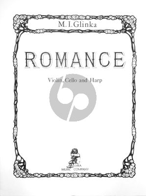 Glinka Romance for Violin, Violoncello and Harp (Lyra Music)