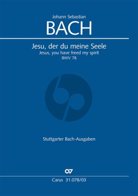 Kantate BWV 78 Jesu, der du meine Seele Soli-Chor-Orch. Klavierauszug