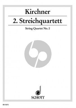 Kirchner Streichquartett No. 2 Part./Stimmen (1999) (Stimmen)
