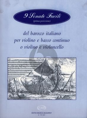 9 Sonate Facile del Barocco Italiano Violin-Bc (First Position) (Pejtsik/Vigh)