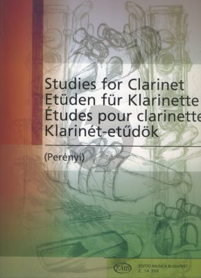 Studies for Clarinet (selected and edited by Éva Perény)