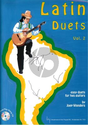 Wanders Latin Duets Vol.2 2 Guitars (Bk-Cd) (Easy Duets with Play Along Cd) (Grade 2 - 3)