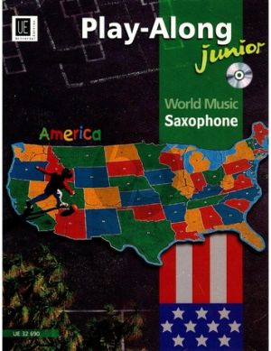 World Music Junior America Alto or Tenor Saxophone (Bk-Cd) (Grade 1 - 2) (Diermaier)