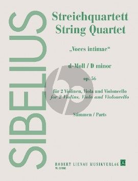 Sibelius Streichquartett d-moll Op.56 'Voces Intimae' (Stimmen)