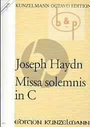 Missa Solemnis in C (Partitur)