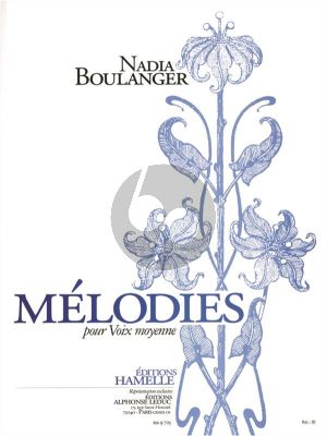 Boulanger Melodies Vol.1 (Voix Moyenne)