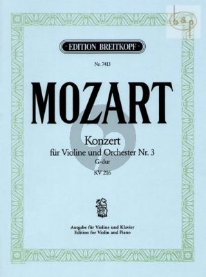 Konzert No.3 G-dur KV 216 ( Violin-Orch.)