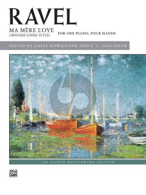 Ravel Ma Mere L'Oye (Mother Goose Suite) for Piano 4 hands (Edited by Kowalchyk-Lancaster)