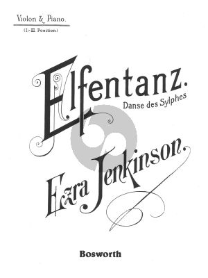 Jenkinson Elfentanz Violin - Piano (1 - 3 Pos.)