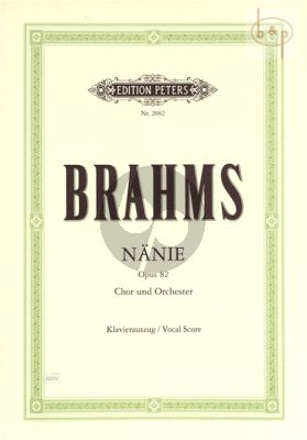 Nanie opus 82 (Choir-Orchestra) (Vocalscore)