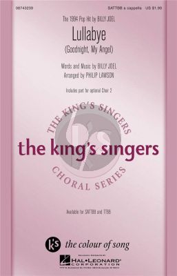 Joel Lullabye (Goodnight My Angel) SATTBB (arr. Philip Lawson) (The King Singers Series)
