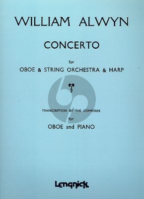 Alwyn Concerto Oboe-String Orchestra and Harp) (piano red.)
