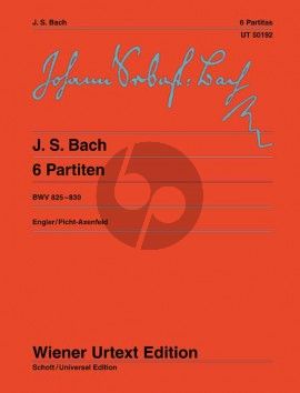 Bach 6 Partiten BWV 825 - 830 (Engler/Picht-Axenfeld) (Wiener Urtext)