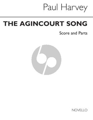 Harvey Agincourt Song Saxophone Quartet (SATB) (Score/Parts)