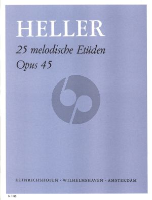 Heller 25 Melodische Etuden Op.45 Klavier