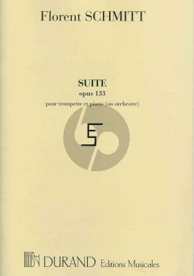 Schmitt Suite en trois parties Op.133 Trompette-Piano