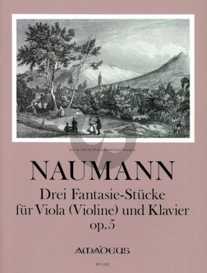 Naumann 3 Fantasie-Stucke Op. 5 Viola oder Violine und Klavier (Bernhard Pauler)