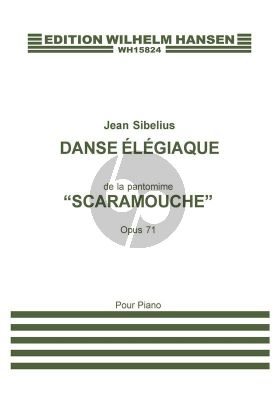 Sibelius Danse Elegiaque from Scaramouche Op. 71 piano solo